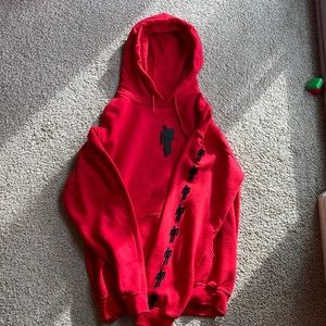 Red, medium, Billie Ellish hoodie
